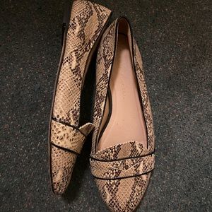 Loeffler Randall Snake Skin Flats - Sz 8